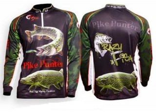 Crazy Fish Pike Hunter Black Jersey