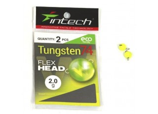 Intech Tungsten 74 Flex Head Chartreuse UV