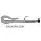 Libra Lures Bass Crazy Twist Tail Worm 140