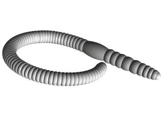 Libra Lures Flex Worm 95