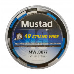 Mustad 49 Strand Wire Leader 10 m