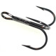 Maruto Round Bent Treble Hook - Black Nickel