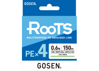 Gosen RooTS PE X4 Light Green 150 m