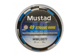 Mustad 49 Strand Wire Leader 10 m